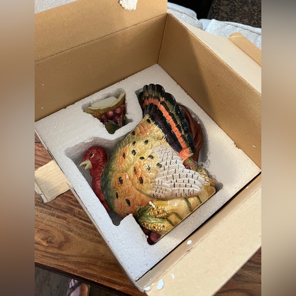 Vintage Fitz and Floyd Heritage Turkey Teapot - Picture 5 of 8